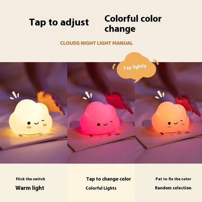 Cloud Silicone Pat Lamp Bedside Ambience Light